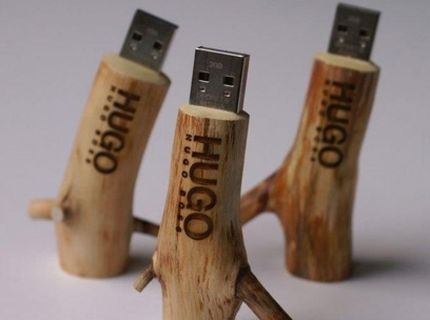 Prírodné značkové USB-čko :)