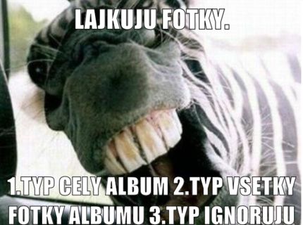 facebook lajkovanie typy ludi