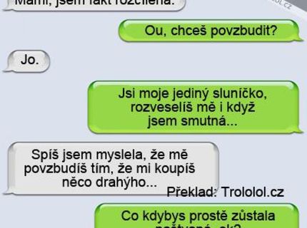 Mamka je o dost zkušenější jakož dcérenka i když už není daleko