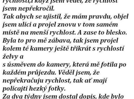 Myslel si že naňho už nič nemajú a že on nie je vinný...biely popol..:P