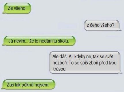 Jeho slová ňou sladko prúdili až do zlomového momentu..:)