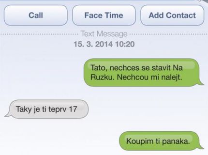 Veľmi sa mu nechcelo tak ho musel poriadne motivovať..:P