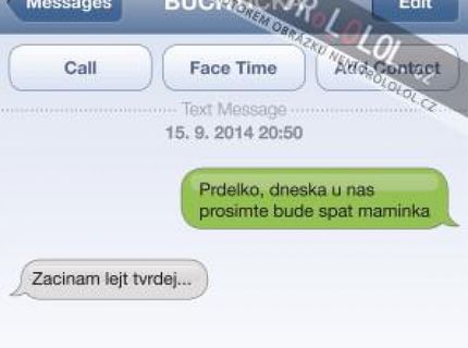 Zistil že budú maž návštevu tak hneď siahol po fľaške..:D