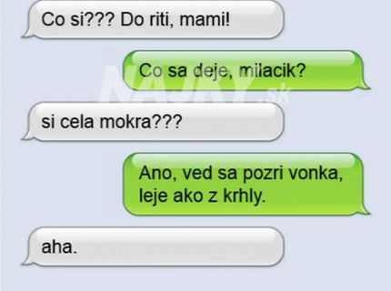 Hneď myslí na dvojzmysel aj keď tam žiadny nie je.:)