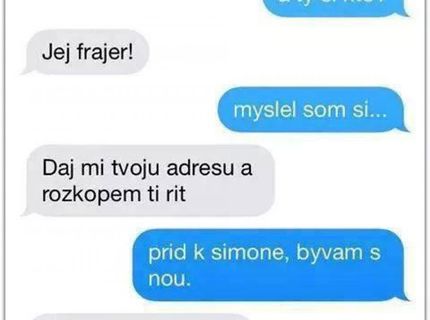 Nazačal práve najlepšie, dúfam že v budúcnosti ho bude mať rád..:D