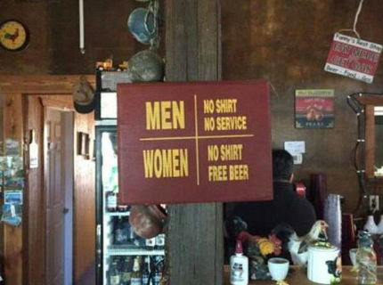 Originálne pravidlo dress codu .. :D