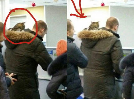 Vidíte čo má ten týpek v kapucni? :D