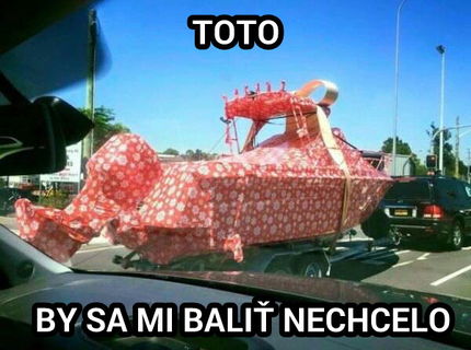 OMG! viete si predstavit ako balíte tento darček? :D