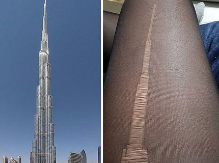 Unikátna diera v silónkach :D