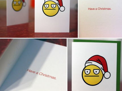 Originálna vianočná pohľadnica :)