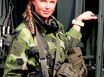 Chalani, takto vyzerajú švedske vojačky!