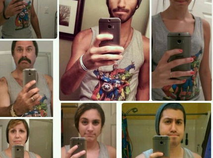 Celá rodina si urobila selfie parodiu na ich člena .D