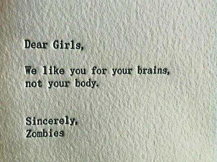 Odkaz zombies pre ženy sveta.. :D