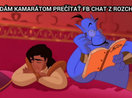 Ten pocit, ked das precitat chalanom chat od byvalky :D