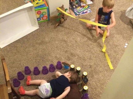 Takto to vyzera, ked sa deti odviazu :D