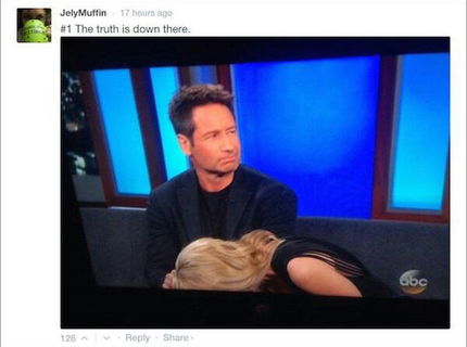 David Duchovny vie ak ona to. pozri si fail z tv :D