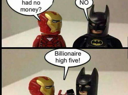 Co maju spolocne milionari a superhrdinovia?