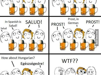 Na zdravie! Takto sa to povie vo svetovych jazykoch...