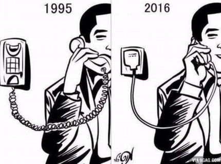 Telefon 1995 vs 2016:D