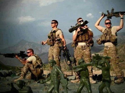 Vojaci a ich naozaj kreatívna foto! :D