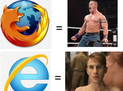 Prehliadace vs hrdinovia :D