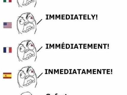 Viete ako sa povie okamzite vo svetovych jazykoch? :)