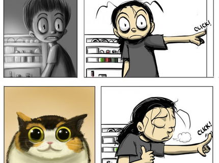 Nocny zivot vs chladnicka :d