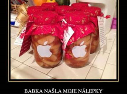 Ked vam babka najde vase nalepky... :D