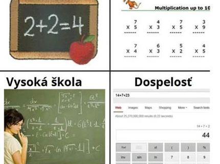 Rozdiel medzi skolkou a zakladnou skolou :D