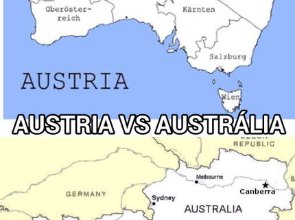 Rozdiel medzi Rakuskom a Australiom sposobuje vo svete problem :D