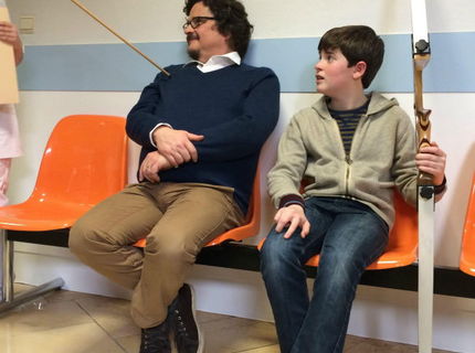 Keď je otec pyšný na svojho synáčika! :)