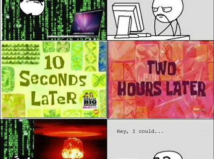 Hackeri vs realny zivot:D