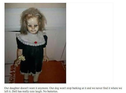 Pri tomto inzeráte vám bude tuhnúť krv v žilách! Bábika na predaj!