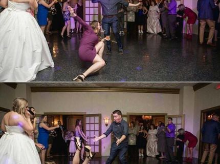 Svadobná momentka level: Dlážka :D