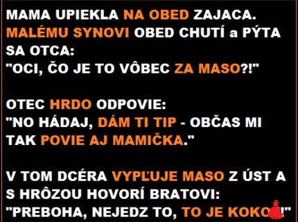 Nieco na zamyslenie pred obedom :D