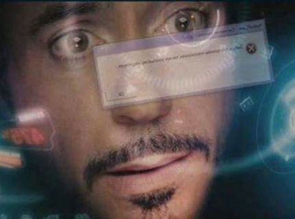 Keby Iron man fungoval na windowse :D