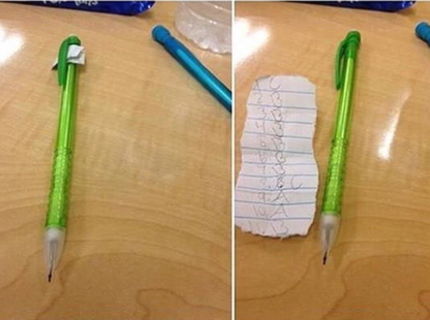 Tip na opisovanie v škole :D