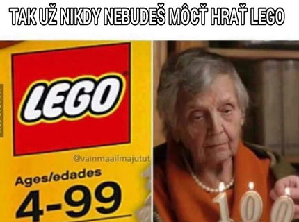 Lego proti dôchodcom :D
