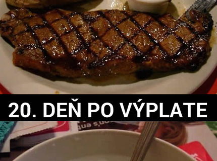 Ako sa správajú Slováci po výplate :D