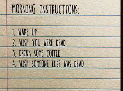 Inštrukcie na pondelkové ráno? Nech sa páči :D