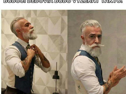 Takto budeš vyzerať, keď budeš dedo :D