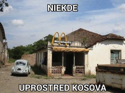 McDonalds v Kosove :D