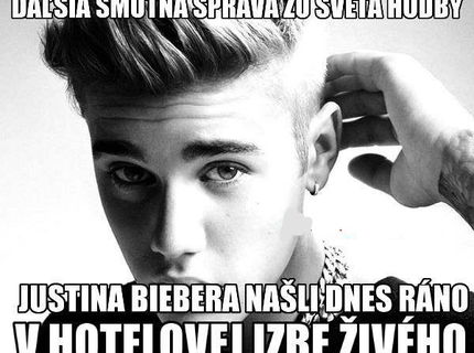 Sprava, ktora asi nepotesi Bieber fans :D