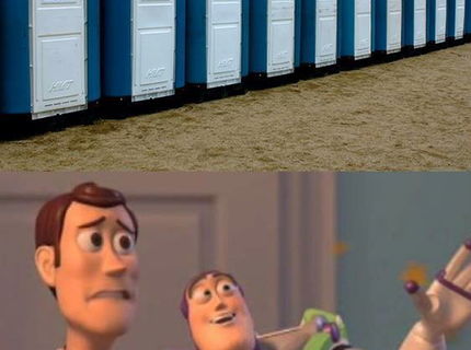 Takto vyzerá Toi Toi story :D