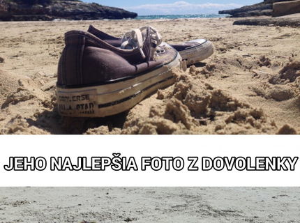 Jej a jeho najlepšia foto z dovolenky :D