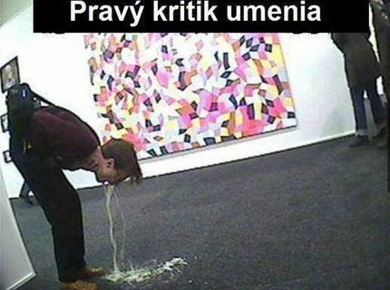 Kritika umenia vyzerá takto :D