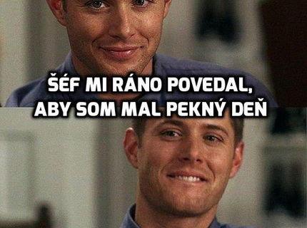 Návod ako mať pekný deň v práci :D