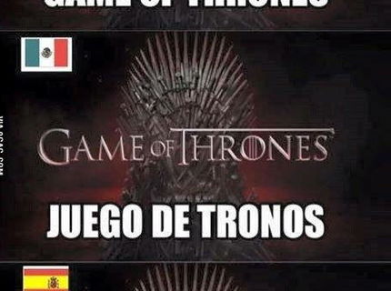 Takto sa povie Game of thrones v inych jazykoch.. to posledné je zabitééé :D