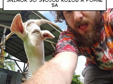 Foto fail s kozou:D