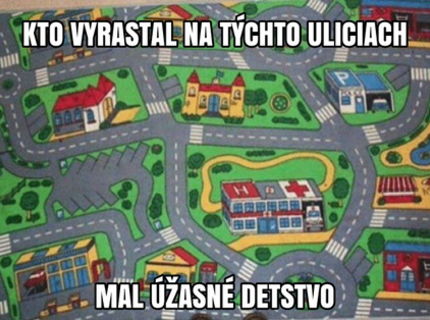 Decká spomínate si na toto? Bola to super kobercová hračka pre deti :)